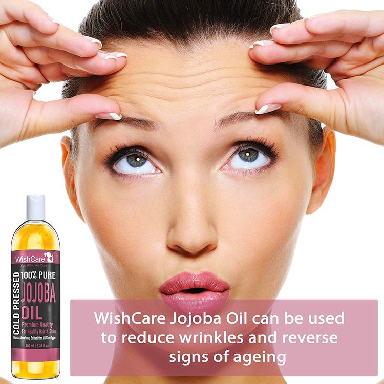 Wishcare Pure Cold Pressed Natural Unrefined Jojoba Oil