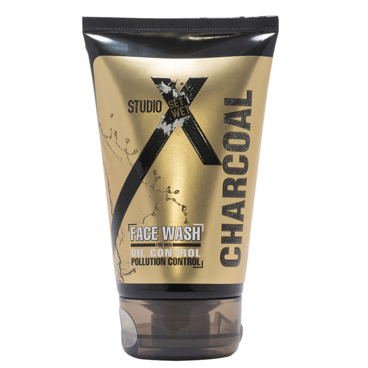 set wet charcoal face wash
