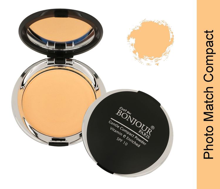 Buy Bonjour Paris Gentle Compact Powder Fair To Wheatish Skin 9 G Online At Purplle Com It's great for oily skin girls because it mattifies the skin beautifully. purplle