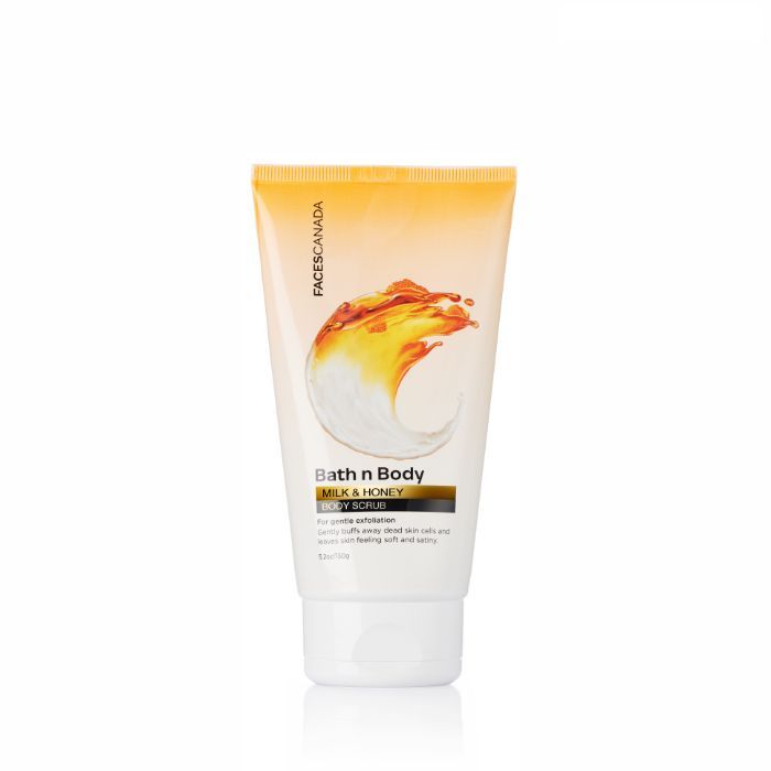 Buy Faces Canada Bath N Body Milk & Honey Body Scrub (150 g) - Purplle