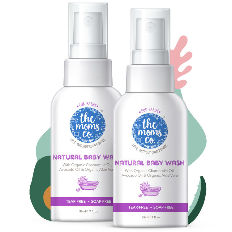 Buy The Moms Co. Natural Baby Wash Pack of 2 (50 ml) online at