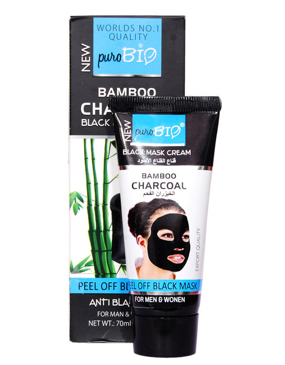 Buy Puro BIO Bamboo Charcoal Black Mask Cream Peel Off Mask, Anti