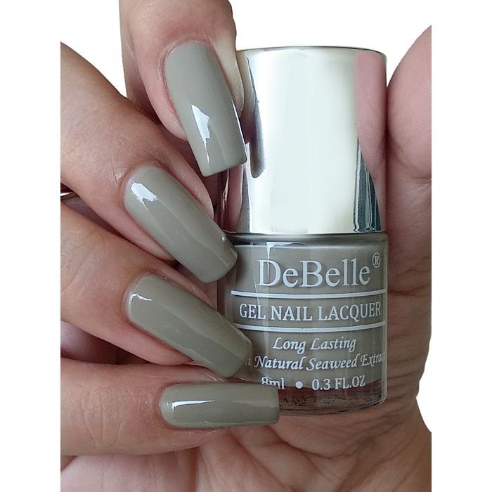 grey nail paint