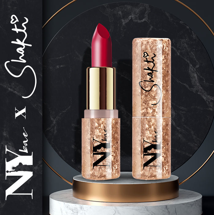 NY Bae X Shakti Creamy Matte Lipstick, Pink - Heel Pull 9 (4.2 g)