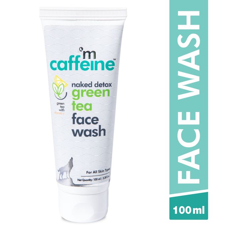 M Caffeine Green Tea Face Wash Review Buy mCaffeine Naked Detox Green Tea Face Wash (100 ml) online at
