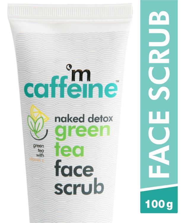 Buy mCaffeine Naked Detox Green Tea Face Scrub (100 g) online at