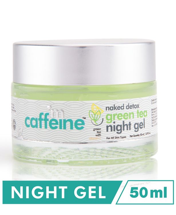 Buy mCaffeine Naked Detox Green Tea Night Gel (50 ml) online at purplle