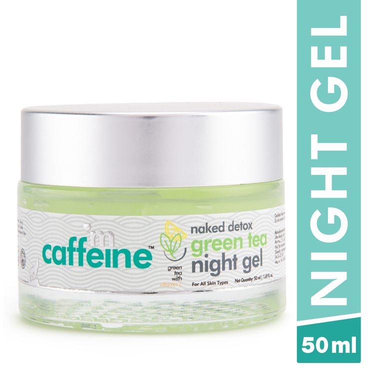 Buy mCaffeine Naked Detox Green Tea Night Gel (50 ml) online at purplle