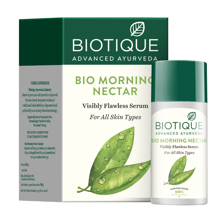 Buy Biotique Bio Morning Nectar Visibly Flawless Serum (40 ml) online