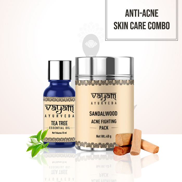 Buy Vayam Ayurveda AntiAcne Skin Care Combo (Sandalwood Face Pack 40g