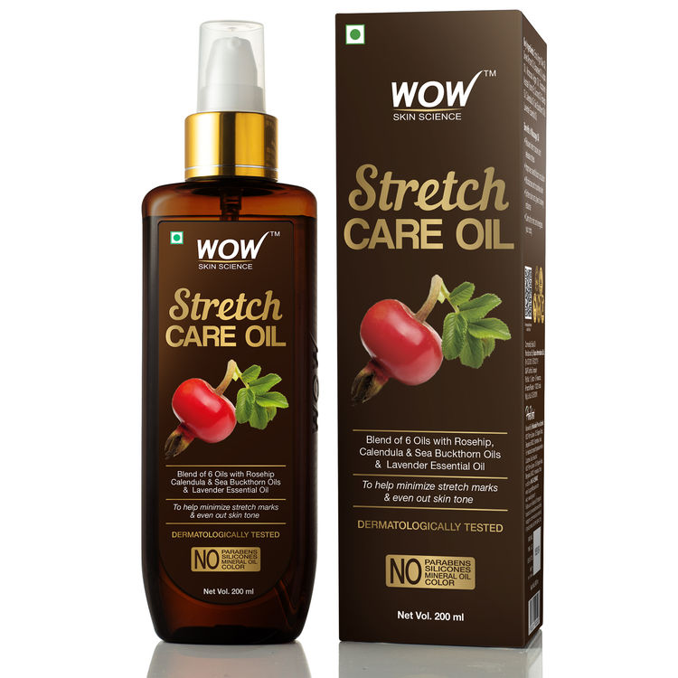 Buy WOW Skin Science Stretch Care Oil (200 ml) 