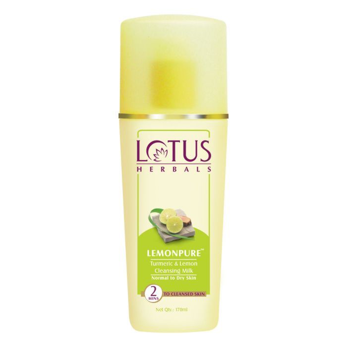 Buy Lotus Herbals Lemonpure Turmeric & Lemon Cleansing Milk (170 ml) - Purplle