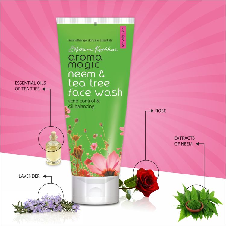 Buy Aroma Magic Neem & Tea Tree Face Wash (50 ml) - Purplle