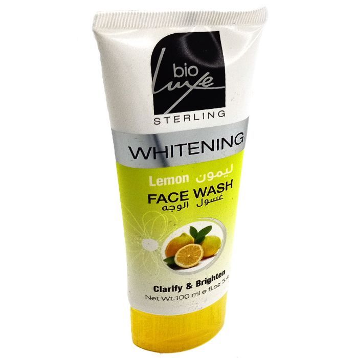 lemon whitening face wash