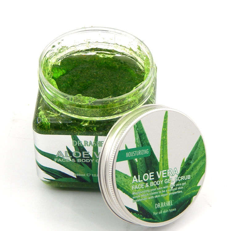 Buy Drrashel Moisturizing Aloe Vera Face And Body Gel Scrub For All Skin Types 380 Ml Online At 5996