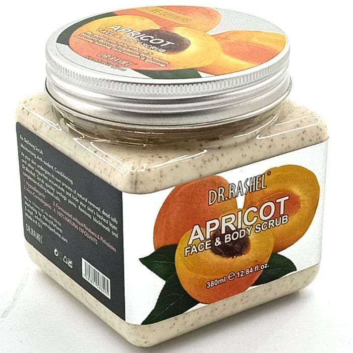 Buy Dr Rashel Re Defining Apricot Face Body Scrub For All Skin Types 380 Ml Online Purplle