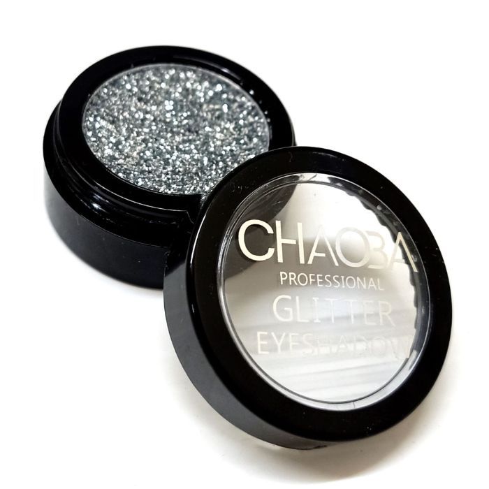 Chaoba Professional Make Up Silver Glitter Eyeshadow Illuminator Makeup Shimmer Metal Eye Shadow Cbes 02