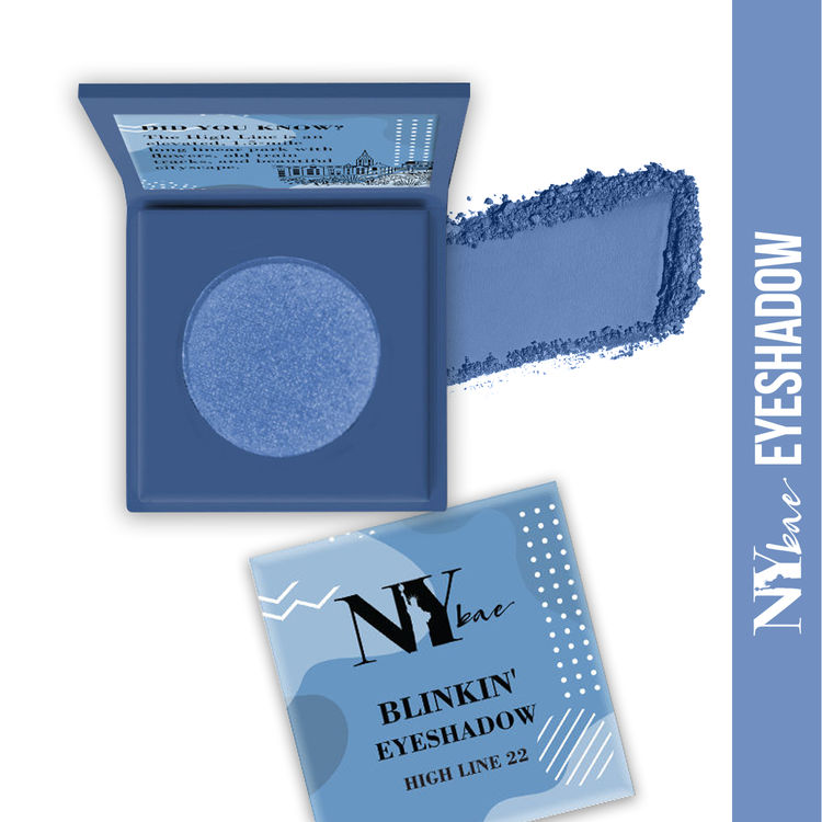 Ny Bae Blinkin' Eyeshadow| Blue| Shimmer| Highly Pigmented- Highline 22 (1.2 g)