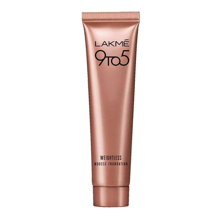 Buy Lakme 9 To 5 Weightless Mousse Foundation Rose Ivory (6 g) online at