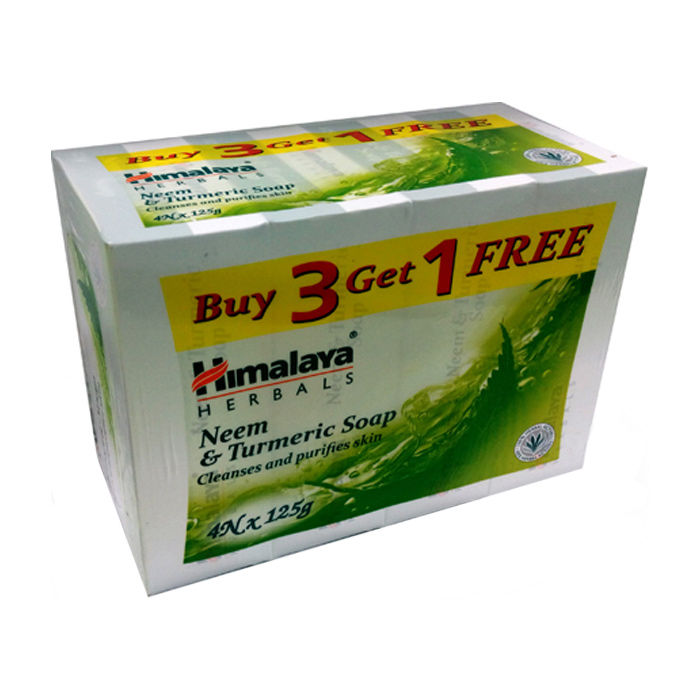 Buy Himalaya Neem Turmeric Soap 125 G Buy 3 Get 1 Free Online At Purplle Com