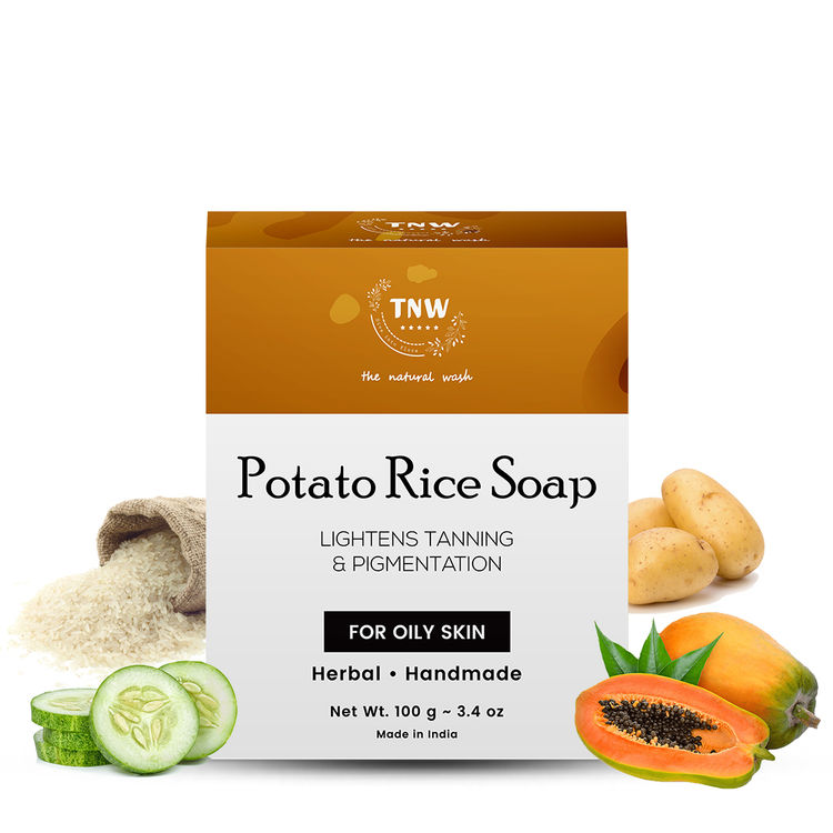 Buy TNW The Natural Wash Handmade Potato Rice Soap For Tanning and Pigmentation (100 g) online
