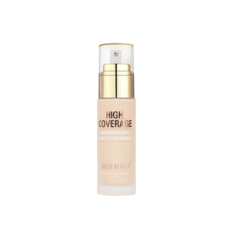 Buy Swiss Beauty High Coverage Waterproof Base Foundation - Natural-Beige (60 g) - Purplle