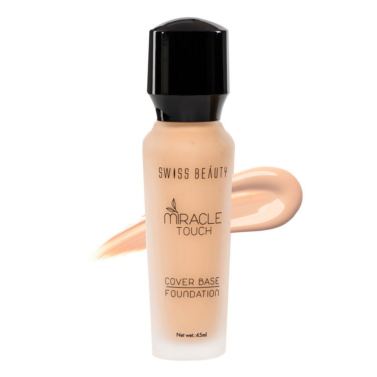 Buy Swiss Beauty Miracle Touch Cover Base Foundation NaturalBeige