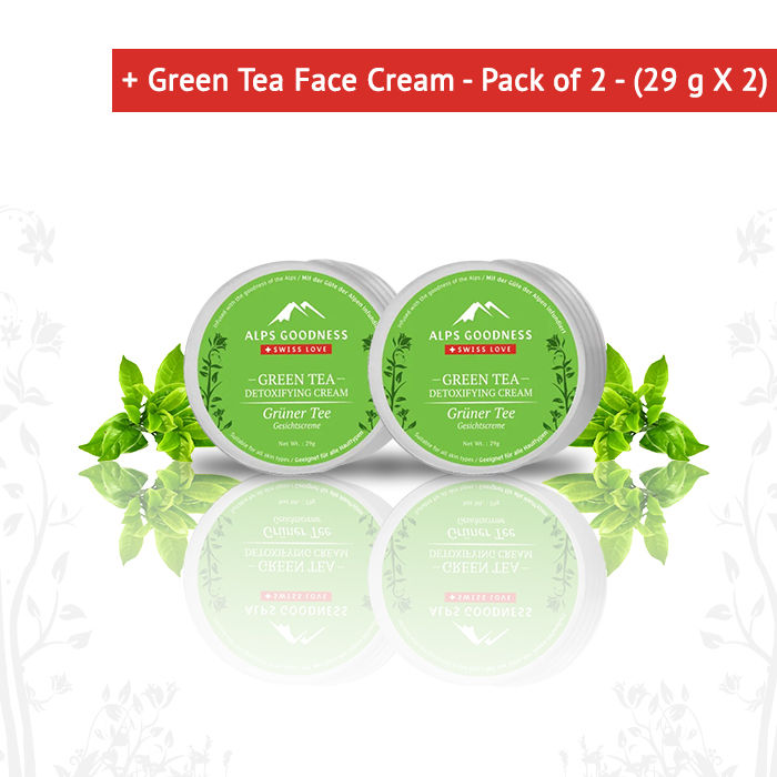 Buy Alps Goodness Face Cream Green Tea (29 g X 2) online at