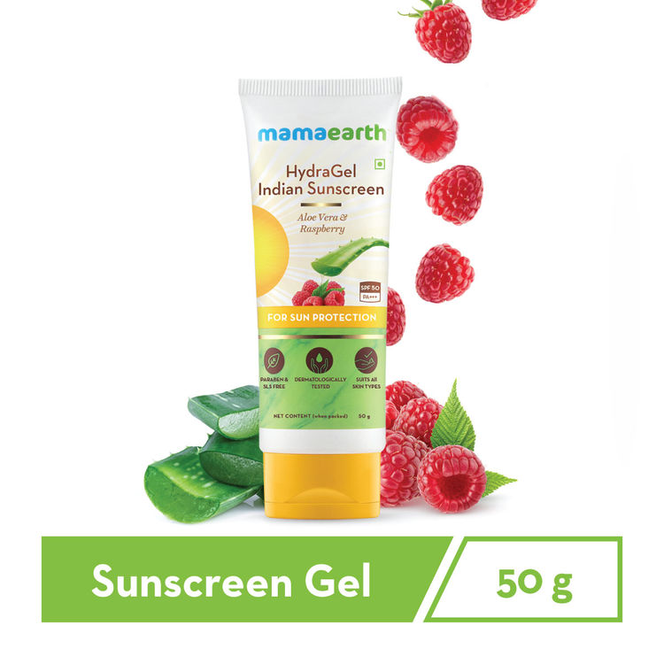 Buy Mamaearth Hydragel Indian Sunscreen Spf 50, With Aloe Vera