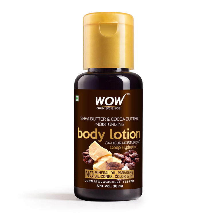 Buy WOW Skin Science Shea & Cocoa Butter Body Lotion (30 ml) online at
