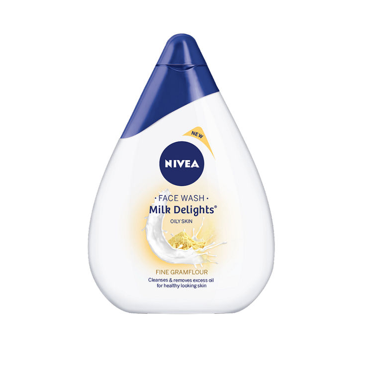 Buy NIVEA Face Wash Milk Delights Fine Gramflour Oily Skin 50ml online