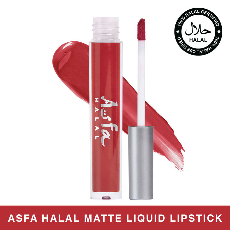 Buy Asfa Halal Matte Liquid Lipstick, Cherry Flash 02 (3 ml) online at