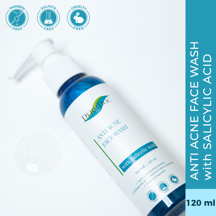 Buy DermDoc Anti Acne Face Wash with Salicylic Acid (120 ml) online at