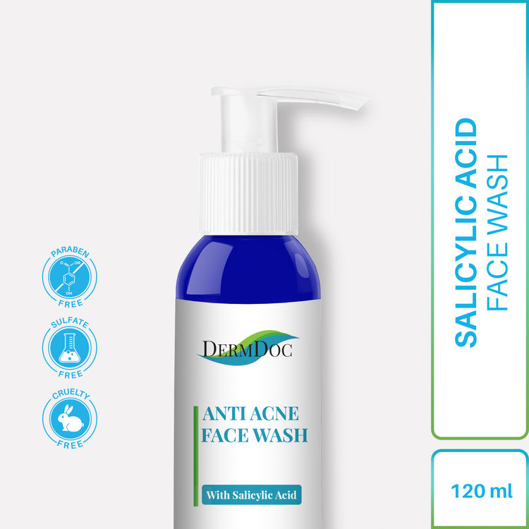 DermDoc Salicylic Acid Anti Acne Face Wash (120 ml)