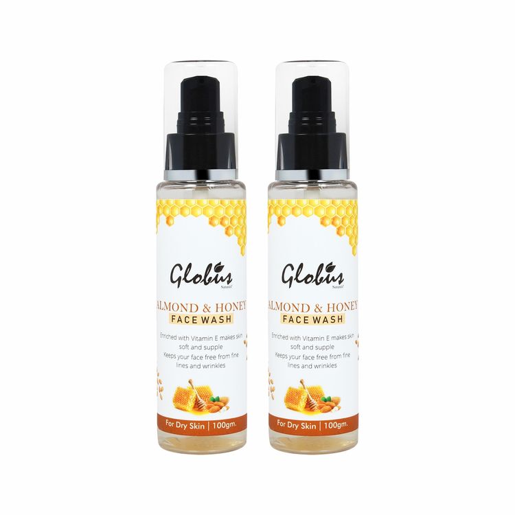 Buy Globus Naturals Almond & Honey Gentle Face wash (100 ml) Pack Of 2
