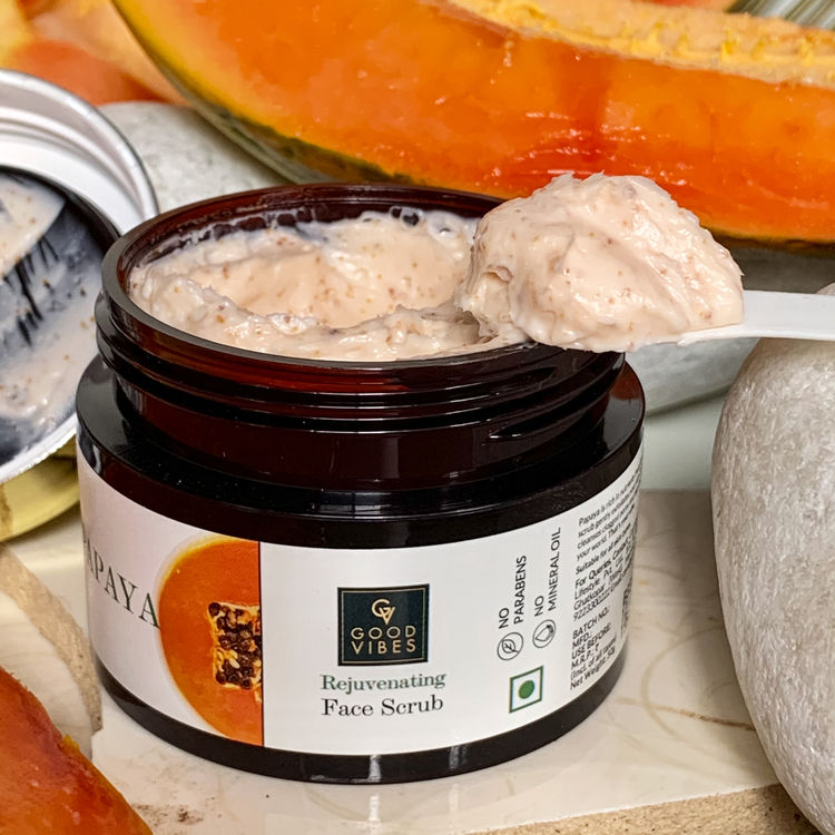 Good Vibes Rejuvenating Face Scrub - Papaya (50g)