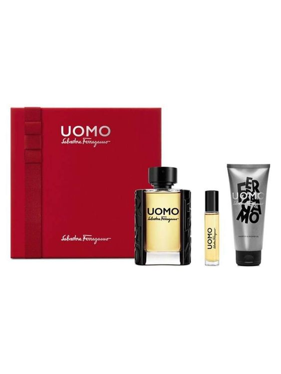 Buy Salvatore Ferragamo Uomo Gift Set (Eau de Toilette 100ml + Shampoo ...