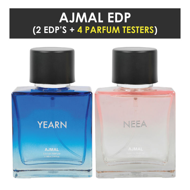 Ajmal Yearn For Men Neea For Women Edp Combo Pack Of 2 Each 100ml Total 200ml 4 Parfum Testers