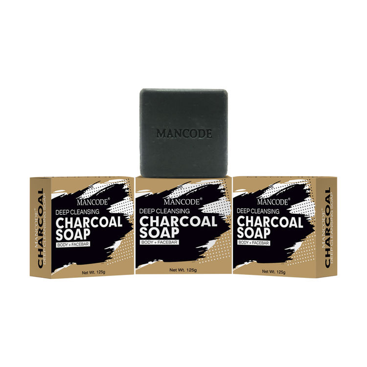 Buy Mancode Charcoal Deep Cleansing Soap 125 G Pack Of 3 Online Purplle