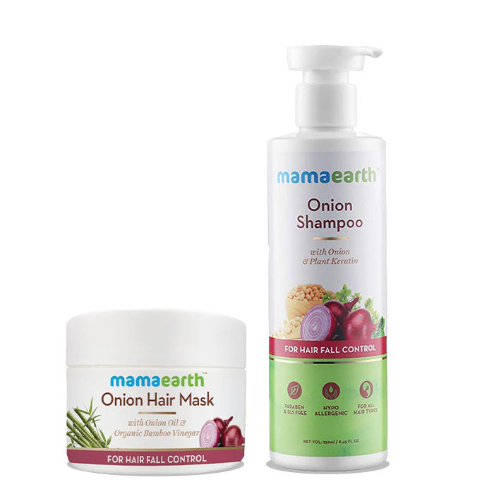Mamaearth Onion Hair Care Combo Get best price and read about company. purplle