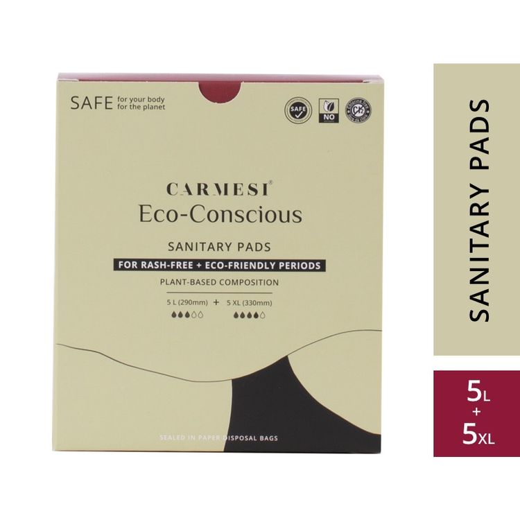 Buy Carmesi Eco Conscious Sanitary Pads For Rash Free Eco Friendly Periods 5 Large 5 Xl Online Purplle October 22, 2018october 22, 2018 my carmesi. carmesi eco conscious sanitary pads for rash free eco friendly periods 5 large 5 xl