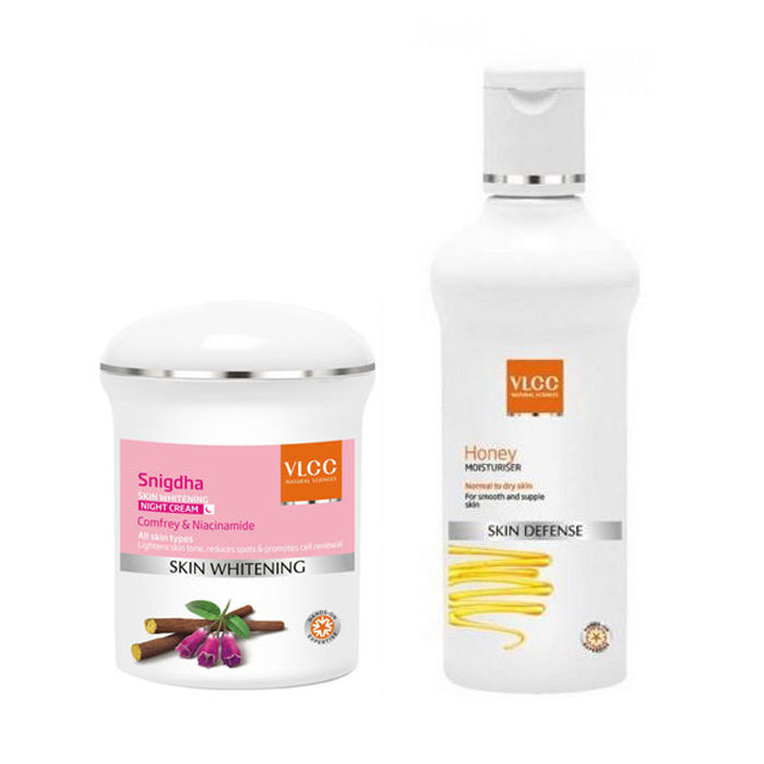 Buy Vlcc Snigdha Skin Whitening Night Cream 50g And Vlcc Honey Moisturiser 100ml Online Purplle Top 10 vlcc products in india with reviews and prices. vlcc snigdha skin whitening night cream 50g and vlcc honey moisturiser 100ml