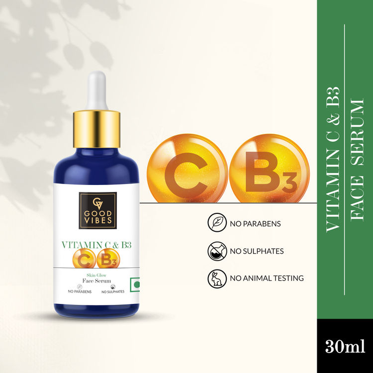 Buy Good Vibes Skin Glow Serum Vitamin C & Vitamin B3 (30 ml) online