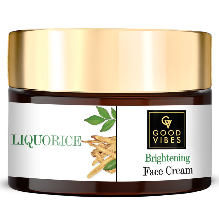 Good Vibes Liquorice Brightening Face Cream (50 g)