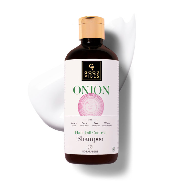 Good Vibes Onion Hair Fall Control Shampoo
