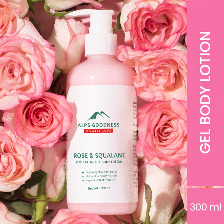 Alps Goodness Rose & Squalane Hydrating Gel Body Lotion (300ml)
