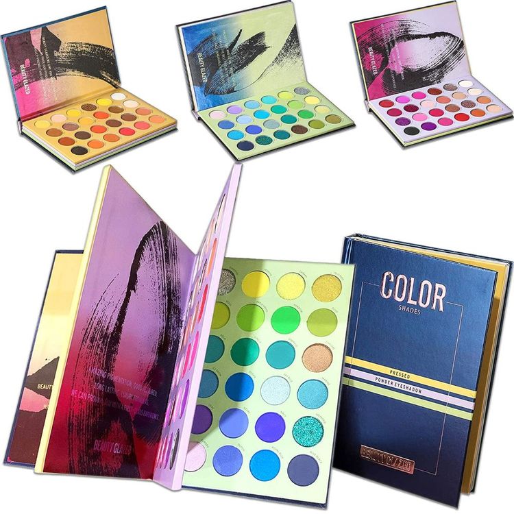 beauty glazed color shades book palette