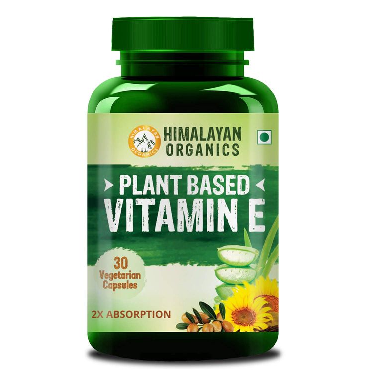 Buy Himalayan Organics Plant Based Vitamin E Capsules Non Gmo Sunflower Oil Aloevera Oil Argan Oil 30 Capsules Online Purplle