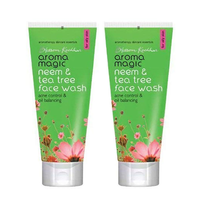 aroma magic neem and tea tree face wash 50ml
