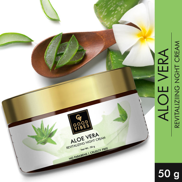 Good Vibes Aloe Vera Revitalizing Night Cream (50 g) 